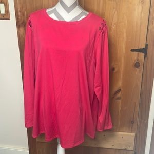 Pink 2x the sweatshirt project fuchsia pink, long sleeve top